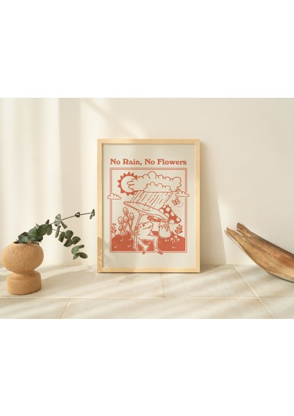 Retro Kurbağa Duvar Baskısı, Vintage Mantar Illüstrasyonu, A3 A4 A2 Baskılar, Zümrüt Yeşili Poster indirimleri