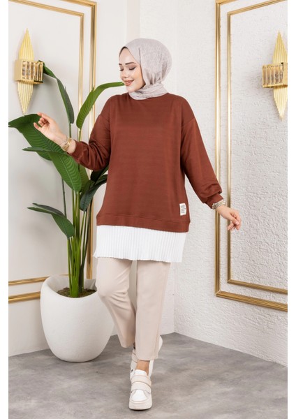 Kadın Piliseli Modal Kumaş Tunik modelleri