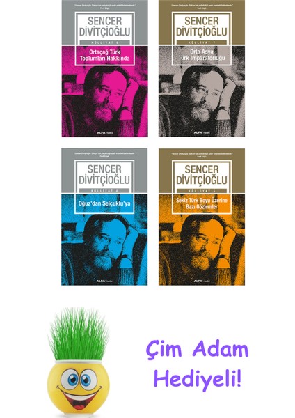 Sencer Divitçioğlu 4 Kitap Seti + Çim Adam Hediye