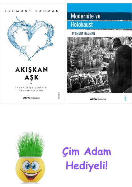 Zygmunt Bauman 2 Kitap Seti + Çim Adam Hediye