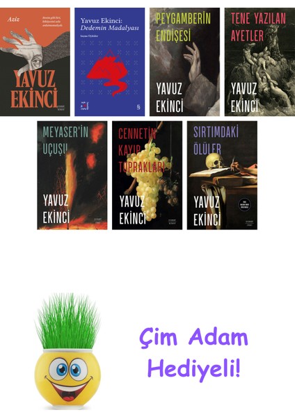 Yavuz Ekinci 7 Kitap Seti + Çim Adam Hediye