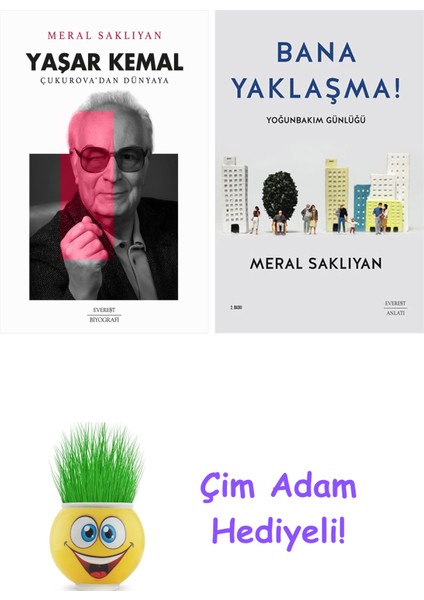 Meral Saklıyan 2 Kitap Seti + Çim Adam Hediye