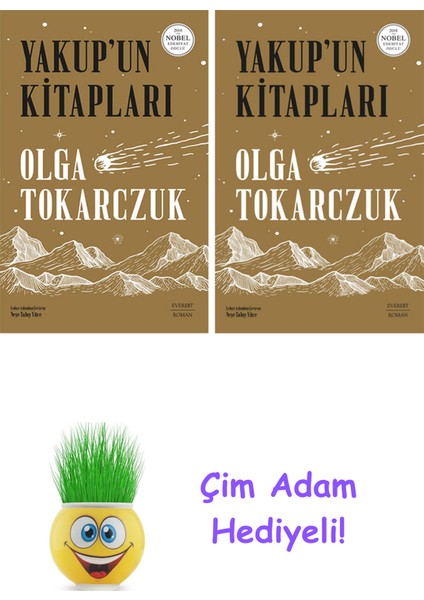 Olga Tokarczuk 2 Kitap Seti + Çim Adam Hediye
