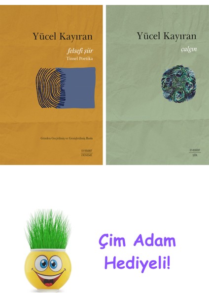 Yücel Kayıran 2 Kitap Seti + Çim Adam Hediye