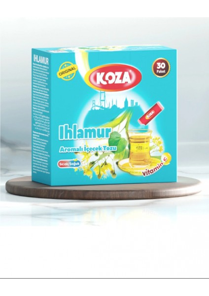 Koza Tek Içimlik Ihlamur Aromalı Toz Içecek 30'lu