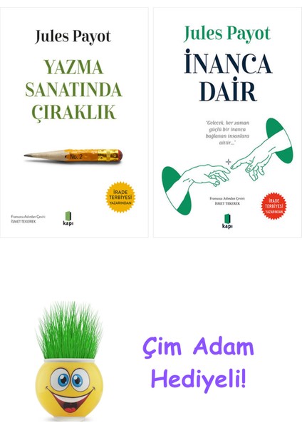 Jules Payot 2 Kitap Seti + Çim Adam Hediye