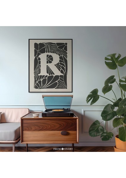 Harf R, Büyük Harfli Poster