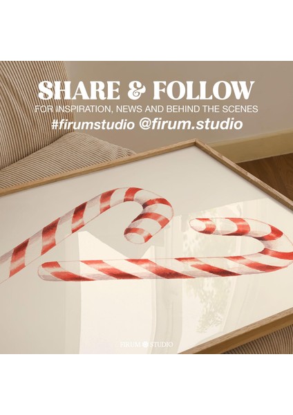 Noel Şeker Kamışı Duvar Sanatı, Minimalist Tatil Mutfak Dekoru fiyatları