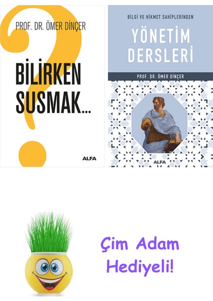 Ömer Dinçer 2 Kitap Seti + Çim Adam Hediye