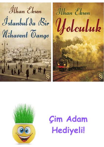 Ilhan Eksen 2 Kitap Seti + Çim Adam Hediye