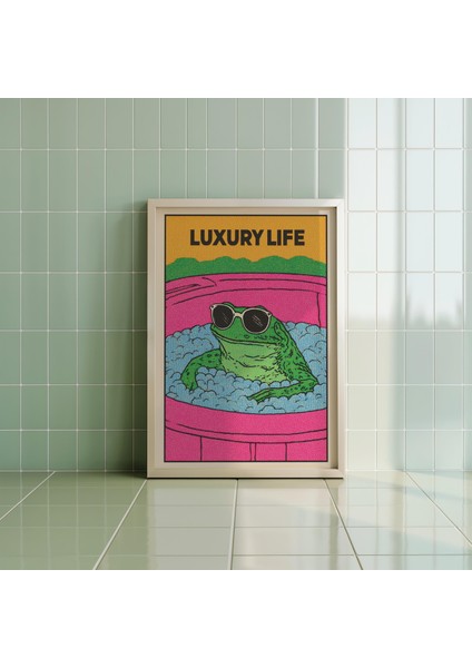 Komik Kurbağa Banyo Sanatı: Retro Pop Art (, / Dosya) fiyatları