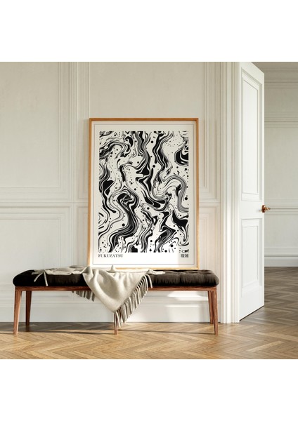 Siyah Beyaz Japon Duvar Sanatı, Orta Yüzyıl Modern Poster fırsatları