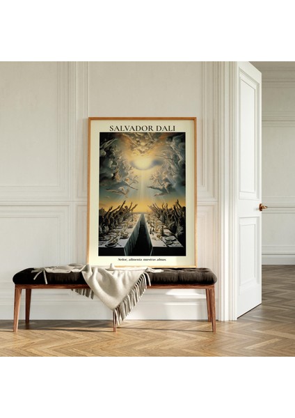 Salvador Dali Tanrı Ruhumuzu Besler Posterinden Esinlendi, Salvador Dali, Dali Resimleri, Sürrealizm