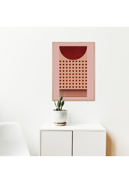 Allık Pembesi Bordo Duvar Sanatı: Sanat Posteri modelleri