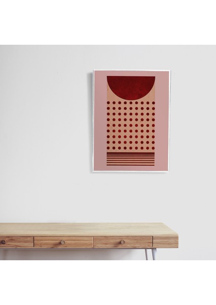 Allık Pembesi Bordo Duvar Sanatı: Sanat Posteri fırsatları