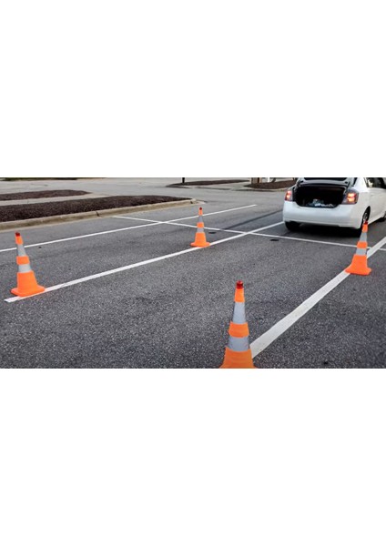 Katlanır Duba 75 cm - Katlanabilir Kolay Kurulum Işıklı Flaşörlü Reflektörlü Duba modelleri