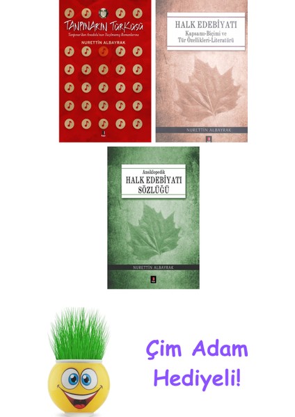 Nurettin Albayrak 3 Kitap Seti + Çim Adam Hediye