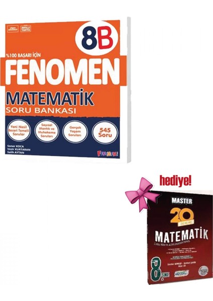 Fenomen 8. Sınıf Matematik B Soru Bankası + Okyanus Matematik Den