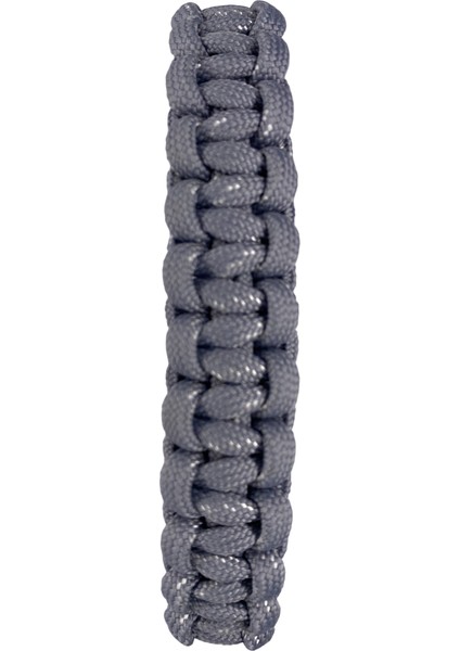 Açık Gri Üstü Beyaz Noktalı Paracord Bileklik