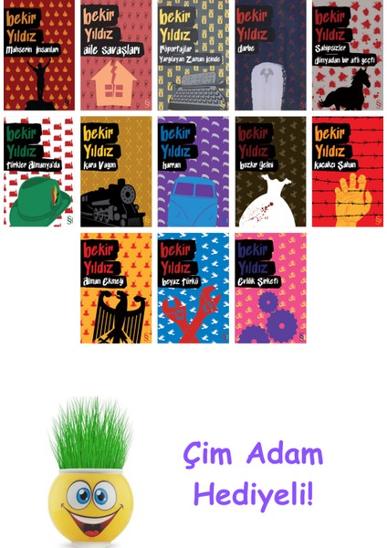 Bekir Yıldız 13 Kitap Seti + Çim Adam Hediye