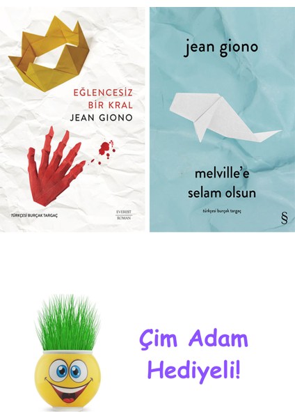 Jean Giono 2 Kitap Seti + Çim Adam Hediye