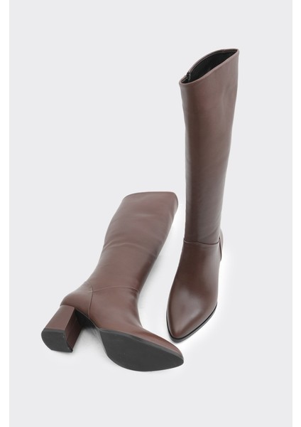 Hakiki Deri Fermuarlı Kadın Çizme fırsatları