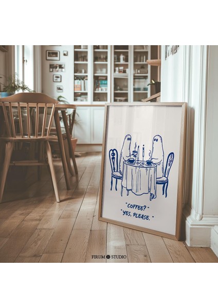 Mizah Dolu Hayaletler Kahve Cadılar Bayramı Sanatı: Ürkütücü Duvar Dekoru ( )