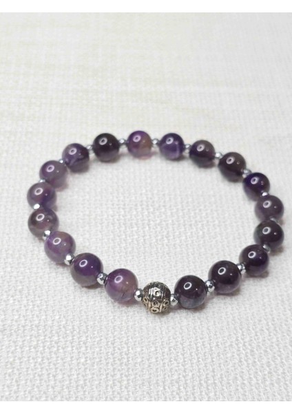 Amatist Bileklik Doğal Taş Bileklik