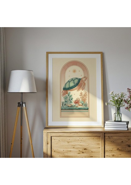 Deniz Kaplumbağası Halk Sanatı: Okyanus Doğa Duvar Sanatı ( ) fiyatları