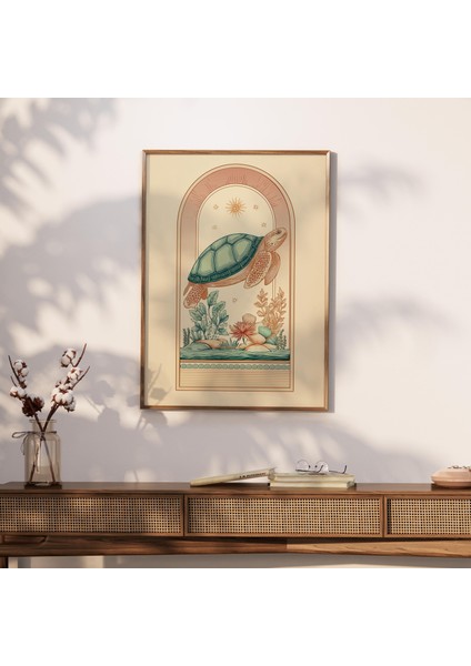 Deniz Kaplumbağası Halk Sanatı: Okyanus Doğa Duvar Sanatı ( ) fırsatları