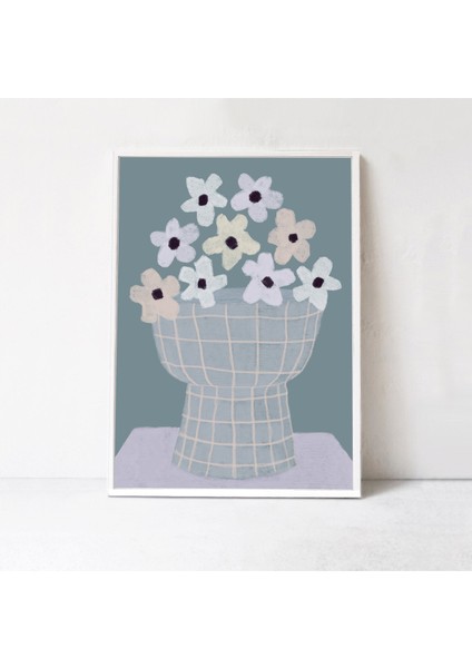 Vazoda Çiçekler Posteri: Çiçek Sanatı. Yatak Odası Için Iskandinav Bohem Dekoru fırsatları