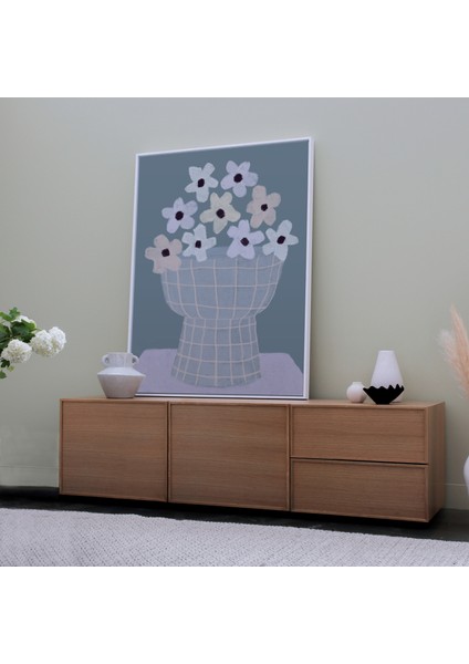 Vazoda Çiçekler Posteri: Çiçek Sanatı. Yatak Odası Için Iskandinav Bohem Dekoru indirimleri