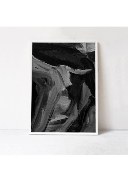 Siyah Soyut Sanat, Modern Sanat, Siyah Duvar Sanatı, Büyük Sanat, Soyut Sanat