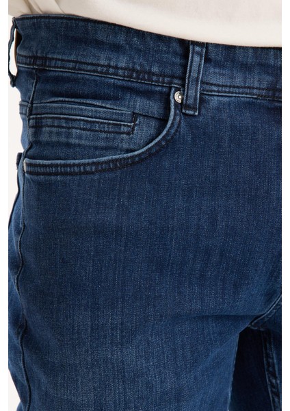 Erkek Regular Likralı Esnek Kot Pantolon Jean - %98 Pamuk %2 Lycra modelleri