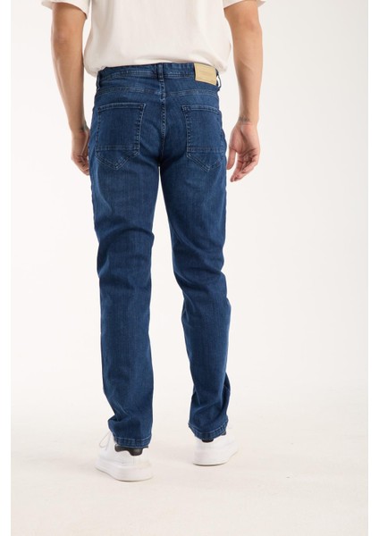 Erkek Regular Likralı Esnek Kot Pantolon Jean - %98 Pamuk %2 Lycra indirimleri