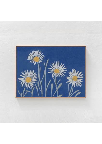 Papatyalar: Mavi Duvar Dekoru, Oturma Odası