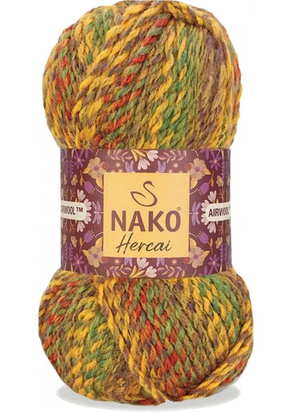 5 Adet Hercai Ebruli Hırka Kazak Atkı Bere El Örgü Ipi Yünü 7252 fiyatları