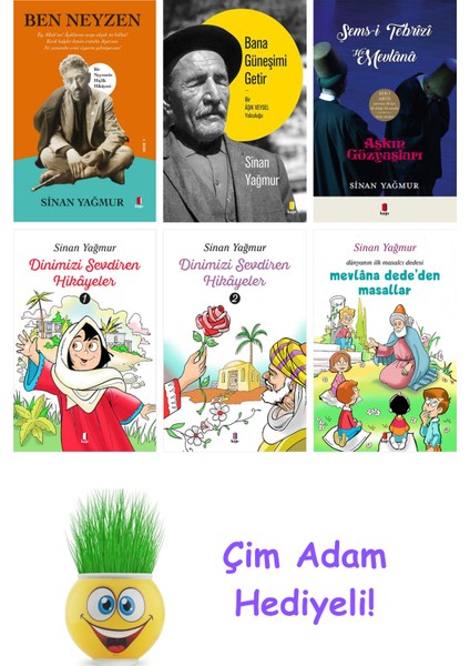 Sinan Yağmur 6 Kitap Seti + Çim Adam Hediye
