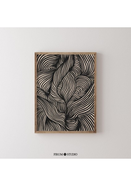 Soyut Çizgiler Sanatı, Modern Nötr Estetik Duvar Dekoru fiyatları