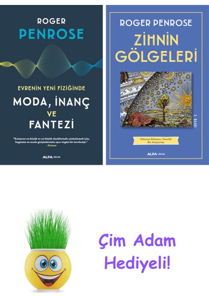 Roger Penrose 2 Kitap Seti + Çim Adam Hediye