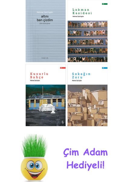 Mehmet Said Aydın 4 Kitap Seti + Çim Adam Hediye