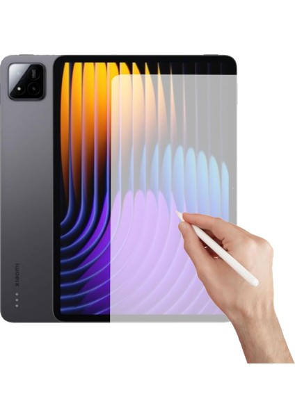 Xiaomi Pad 7 Pro ile Uyumlu Paperlike Kağıt Hissi Yazım Çizim Ekran Koruyucu Film