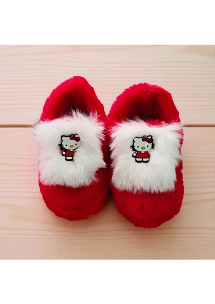 Labubulu Panduf Unisex Kız ve Erkek Çocuklar Için Panduf