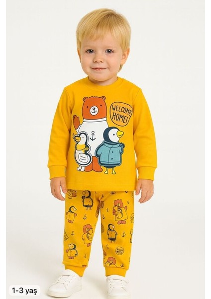 Sarı Ayıcık 1-3 Yaş Çocuk Alt Üst Takım