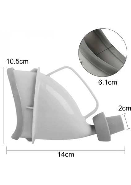 Unisex Taşınabilir Hijjenik Seyahat Tuvalet Aparatı Seyahat Tuvalet Hunisi (4887) modelleri