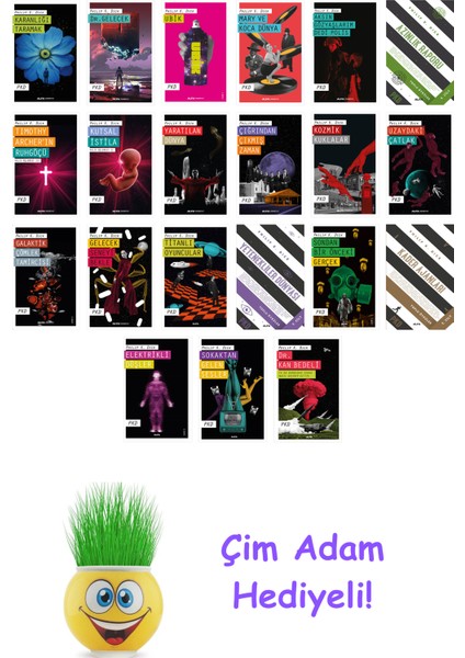 Philip K. Dick 21 Kitap Seti + Çim Adam Hediye