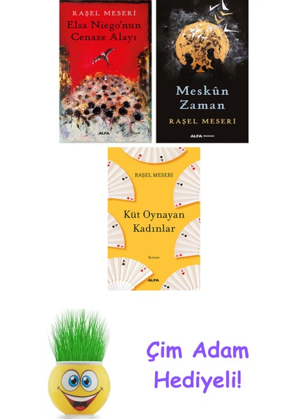 Raşel Meseri 3 Kitap Seti + Çim Adam Hediye
