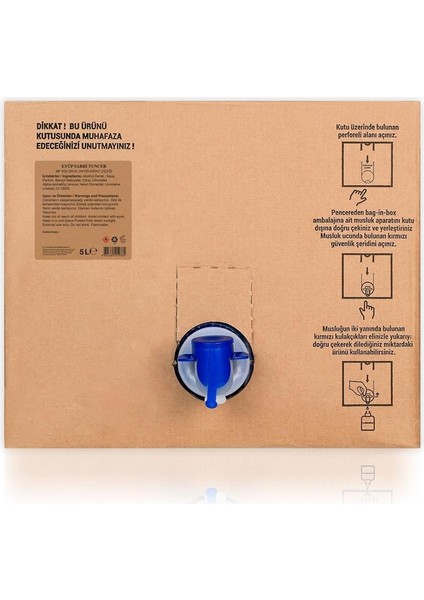 Eyüp Sabri Tuncer Çeşme Limonu Kolonyası 5 Lt - Bag In Box