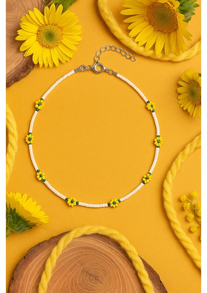 Çiçekli Boncuk Kolye fiyatları