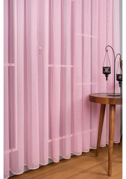 Grek Pembe Tül 1 \ 3 Sık Pileli Kırışmaz Ütü Istemez Grek Pembe Tül Pano, Fon, Tül, Perde, indirimleri